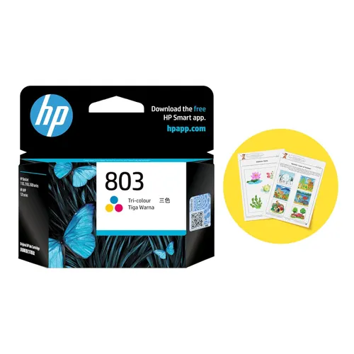 Hp 803 Tri Colour Cartridge